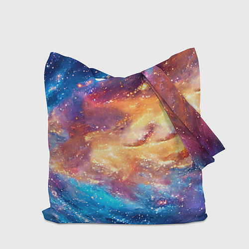 Сумка-шоппер Дельфин в космосе / 3D-принт – фото 2