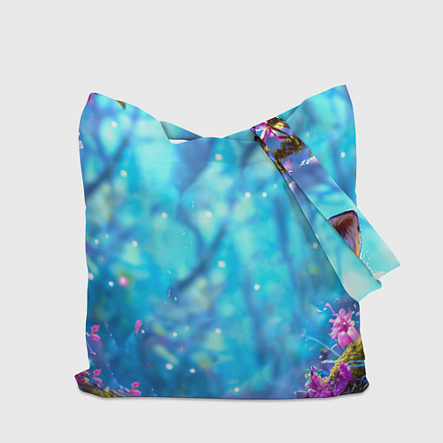 Сумка-шоппер Лисичка в сказочном лесу / 3D-принт – фото 2