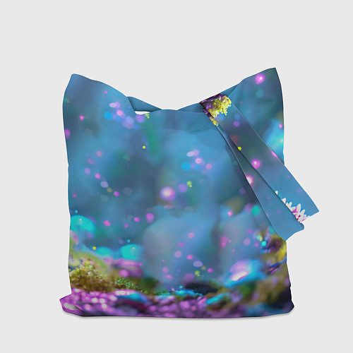 Сумка-шоппер Ёжики в сказаочном лесу / 3D-принт – фото 2