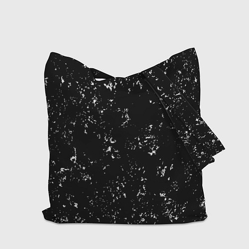 Сумка-шоппер Queen glitch на темном фоне по-центру / 3D-принт – фото 2