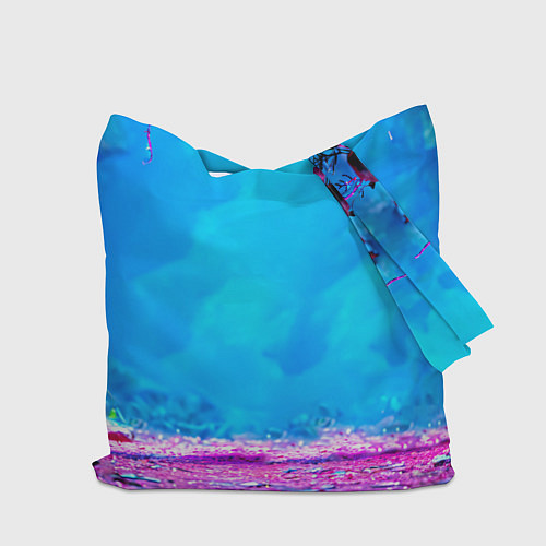 Сумка-шоппер Носорог в сказачном лесу / 3D-принт – фото 2