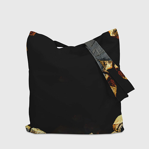 Сумка-шоппер Сурикат на черном / 3D-принт – фото 2