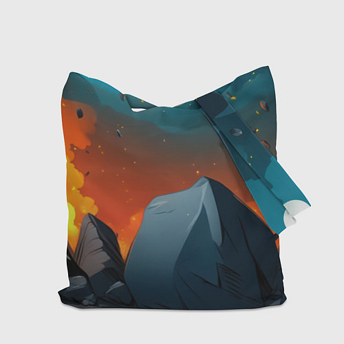 Сумка-шоппер Wolf Russia / 3D-принт – фото 2