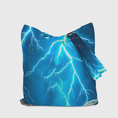 Сумка-шоппер Верблюд и удар молнии / 3D-принт – фото 2