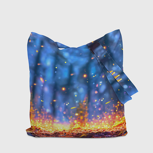 Сумка-шоппер Лосенок в лесу / 3D-принт – фото 2