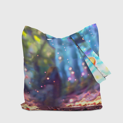 Сумка-шоппер Опоссум в лесу / 3D-принт – фото 2