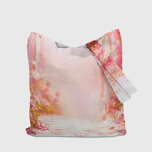 Сумка-шоппер Альпака в розовом / 3D-принт – фото 2