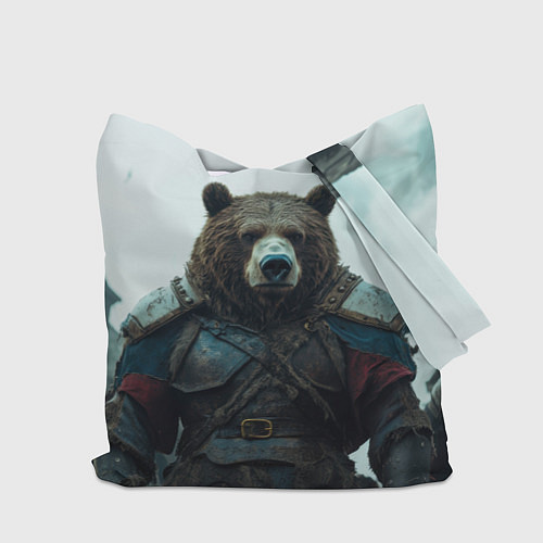 Сумка-шоппер Русский медведь хозяин Тайги / 3D-принт – фото 2
