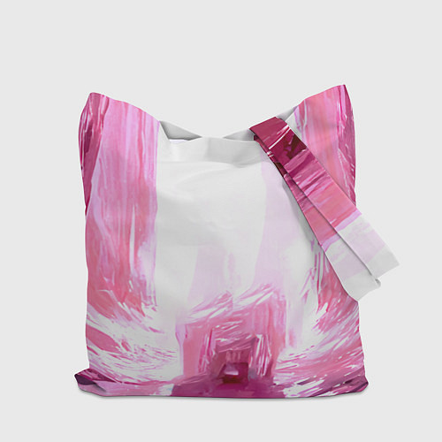Сумка-шоппер Пингвин в розовом / 3D-принт – фото 2