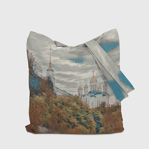 Сумка-шоппер Храм на горе / 3D-принт – фото 2