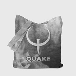 Сумка-шопер Quake - grey gradient, цвет: 3D-принт