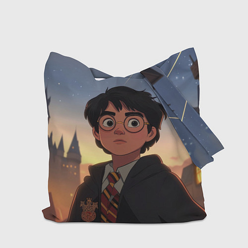 Сумка-шоппер Загадочный Гарри Поттер / 3D-принт – фото 2