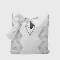 Сумка-шопер No Mans Sky white poly, цвет: 3D-принт