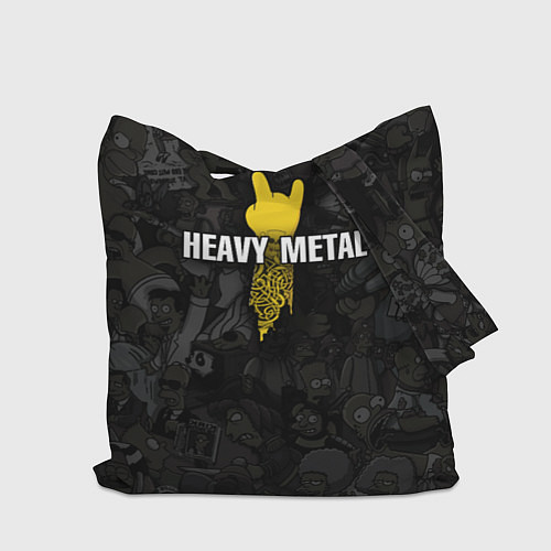 Сумка-шоппер Мэгги Симпсон love is Hard rock / 3D-принт – фото 2