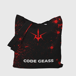 Сумка-шопер Code Geass - red gradient по-центру, цвет: 3D-принт