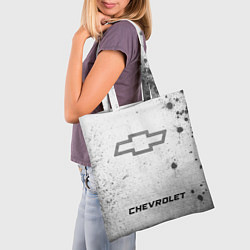 Сумка-шопер Chevrolet - white gradient по-центру, цвет: 3D-принт — фото 2