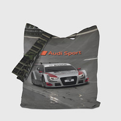 Сумка-шоппер Автогонки на шорт-треке Audi sport racing team