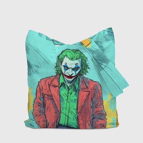 Сумка-шоппер Джокер в красном костюме / 3D-принт – фото 2