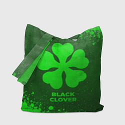 Сумка-шопер Black Clover - green gradient, цвет: 3D-принт