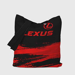Сумка-шоппер Lexus - red gradient посередине