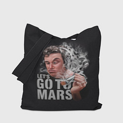 Сумка-шопер Илон Маск - Lets go to Mars, цвет: 3D-принт