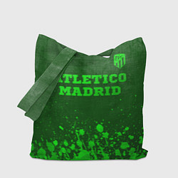 Сумка-шоппер Atletico Madrid - green gradient посередине
