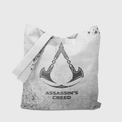 Сумка-шоппер Assassins Creed - white gradient