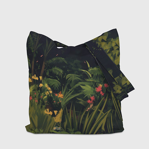 Сумка-шоппер Голубая единорожка / 3D-принт – фото 2