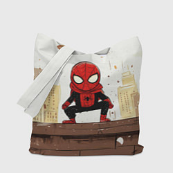 Сумка-шопер Мини человек-паук, цвет: 3D-принт