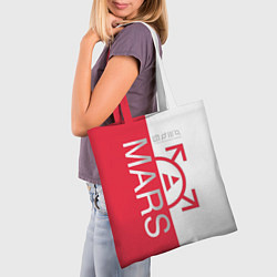 Сумка-шопер 30 Seconds to Mars poster, цвет: 3D-принт — фото 2