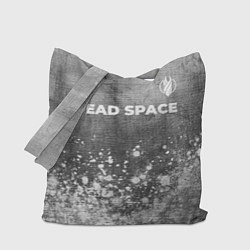 Сумка-шоппер Dead Space - grey gradient посередине