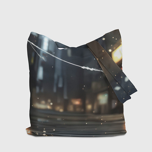 Сумка-шоппер Человек-паук запускает паутину / 3D-принт – фото 2