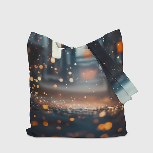 Сумка-шоппер Человек паук и золотая пыльца / 3D-принт – фото 2