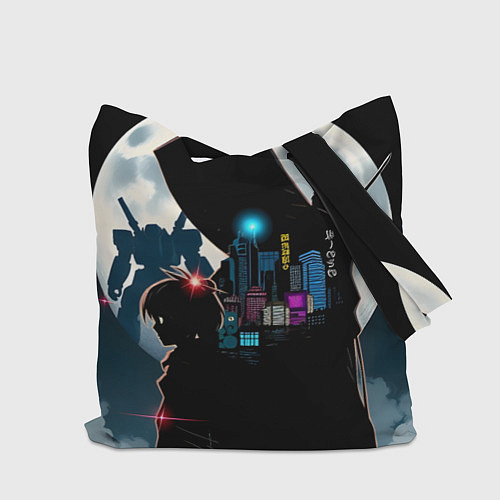 Сумка-шоппер Разные герои аниме / 3D-принт – фото 2