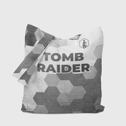 Сумка-шопер Tomb Raider - white gradient посередине, цвет: 3D-принт