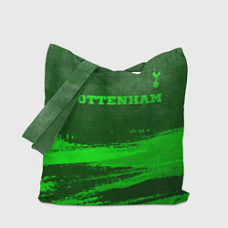 Сумка-шопер Tottenham - green gradient посередине, цвет: 3D-принт