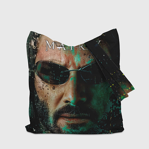 Сумка-шоппер Matrix - Keanu Reeves / 3D-принт – фото 2