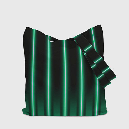 Сумка-шоппер Neon turquoise / 3D-принт – фото 2