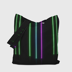 Сумка-шоппер Neon stripes