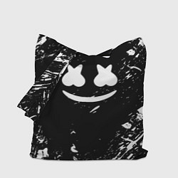 Сумка-шопер Marshmello брызги красок, цвет: 3D-принт