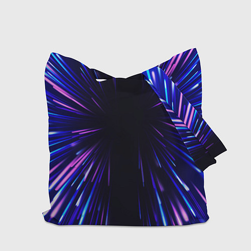 Сумка-шоппер Foo Fighters neon energy / 3D-принт – фото 2