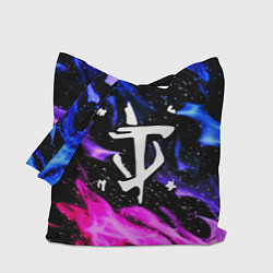 Сумка-шоппер Doom flame neon