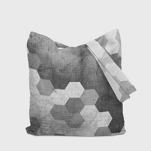 Сумка-шоппер Dongfeng - grey gradient посередине / 3D-принт – фото 2