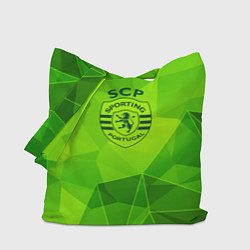 Сумка-шопер Sporting green poly, цвет: 3D-принт