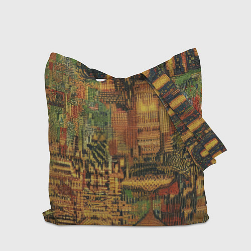 Сумка-шоппер Текстурный Бэтмен / 3D-принт – фото 2