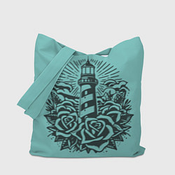 Сумка-шоппер Маяк и розы