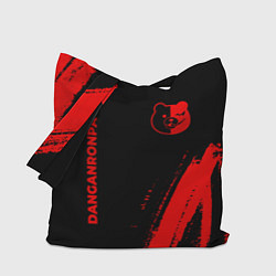 Сумка-шопер Danganronpa - red gradient вертикально, цвет: 3D-принт