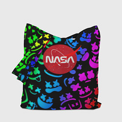 Сумка-шоппер Marshmello x NASA gradient