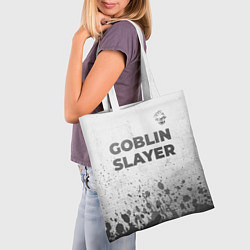 Сумка-шопер Goblin Slayer - white gradient посередине, цвет: 3D-принт — фото 2