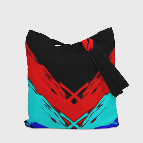 Сумка-шоппер NBA краски геометрия / 3D-принт – фото 2